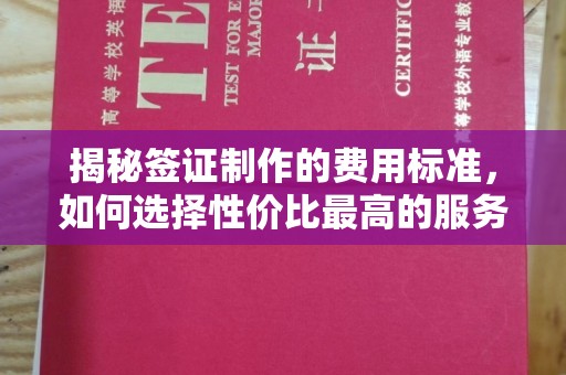 渑池揭秘签证制作的费用标准，如何选择性价比最高的服务？