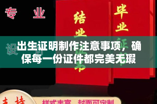 渑池出生证明制作注意事项，确保每一份证件都完美无瑕