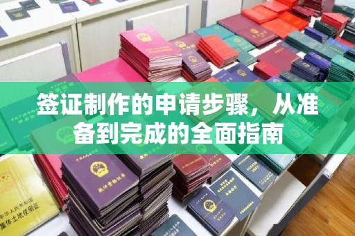 渑池签证制作的申请步骤，从准备到完成的全面指南