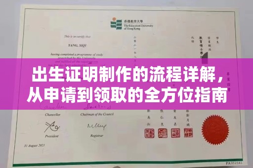 渑池出生证明制作的流程详解，从申请到领取的全方位指南
